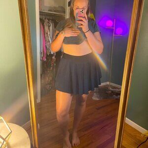 BRAND NEW NEVER BEEN WORN LULULEMON size 10 navy blue court rival skirt (*long)